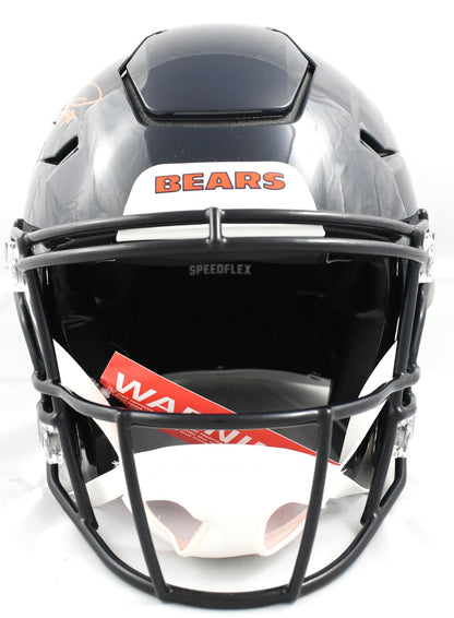 Mike Singletary Signed Chicago Bears Full Size Speedflex Helmet HOF Inscription