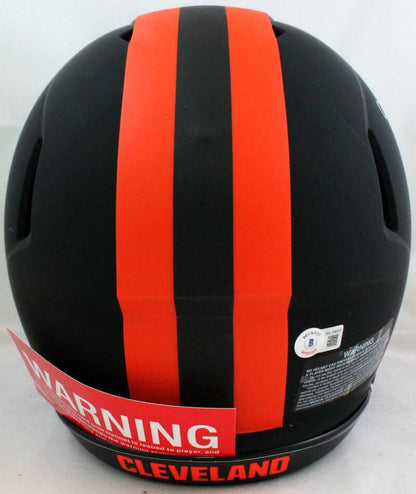 Nick Chubb Autographed Cleveland Browns Full Size Eclipse Helmet