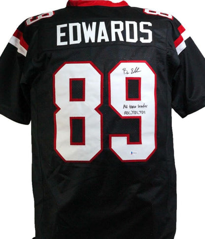 Bryan Edwards Autographed South Carolina Gamecocks Custom Black Jersey