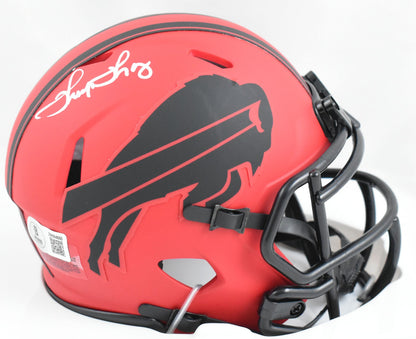 Thurman Thomas Signed Buffalo Bills Rave Speed Mini Helmet