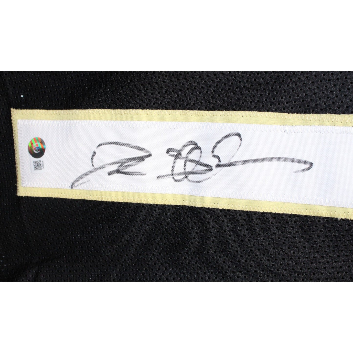 Deion Sanders Signed College Style Black Stat Jersey