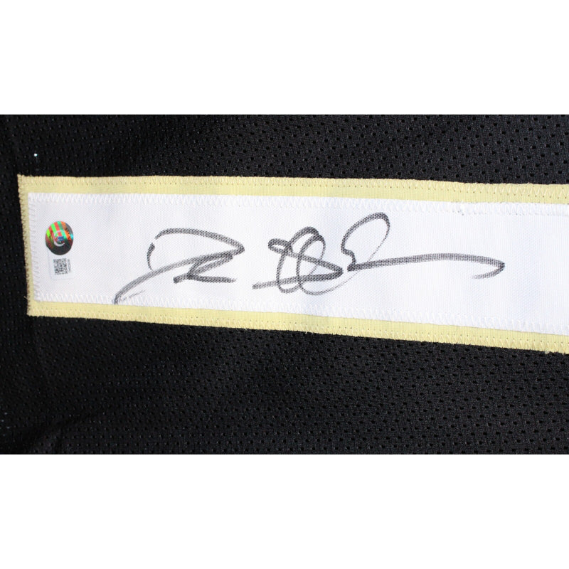 Deion Sanders Signed College Style Black Stat Jersey