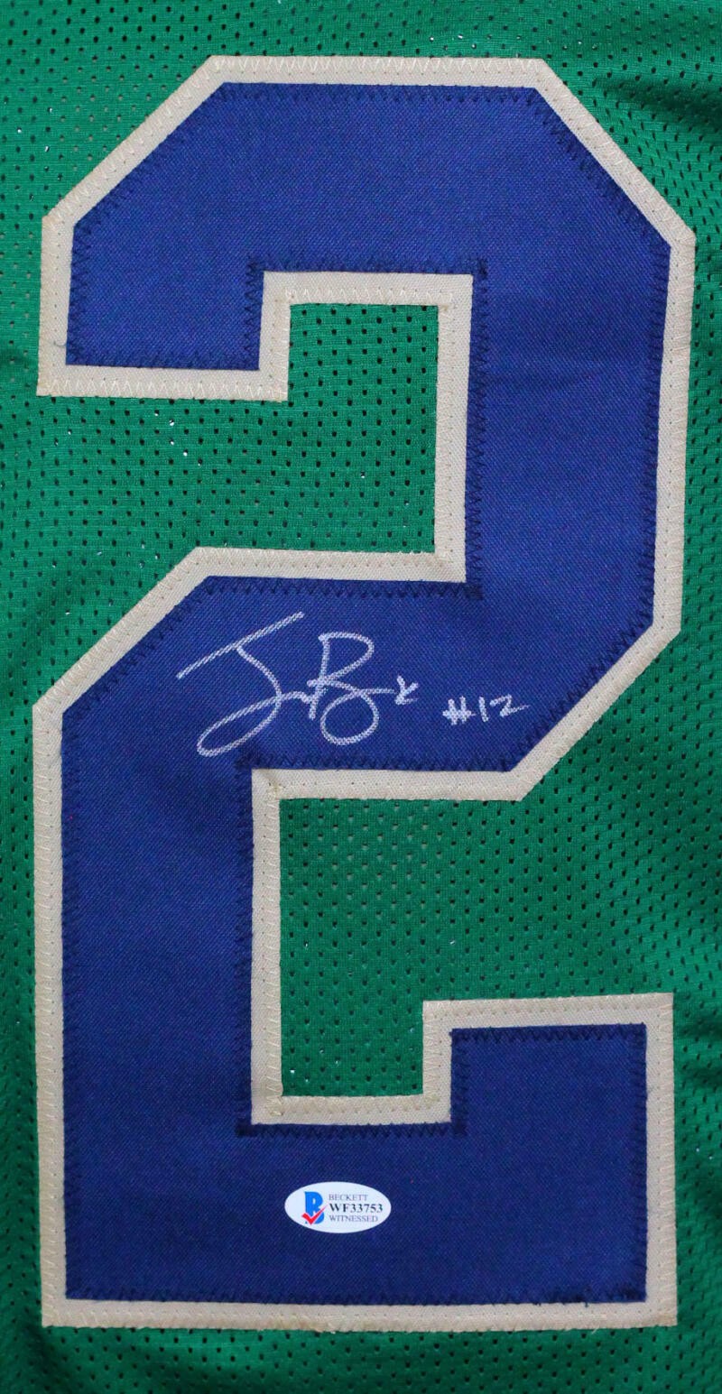 Ian Book Autographed Notre Dame Style Custom Jersey - Green