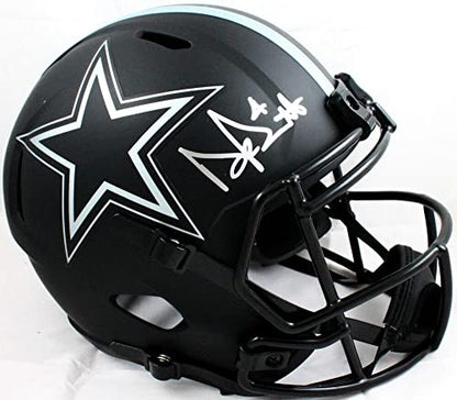 Dak Prescott Autographed Dallas Cowboys Full Size Eclipse Helmet