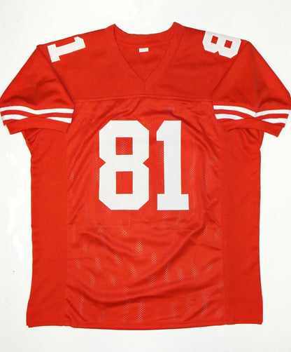 Anquan Boldin Autographed Red Custom Football Jersey