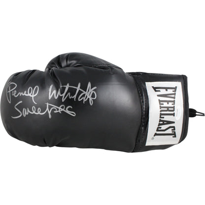 Pernell "Sweet Pea" Whitaker Signed Black Everlast Boxing Glove (JSA)