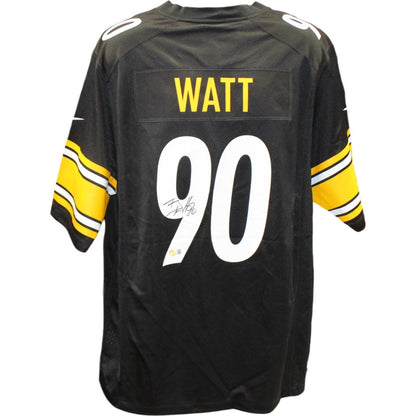 TJ Watt Pittsburgh Steelers Autographed Nike Black Jersey (Beckett)