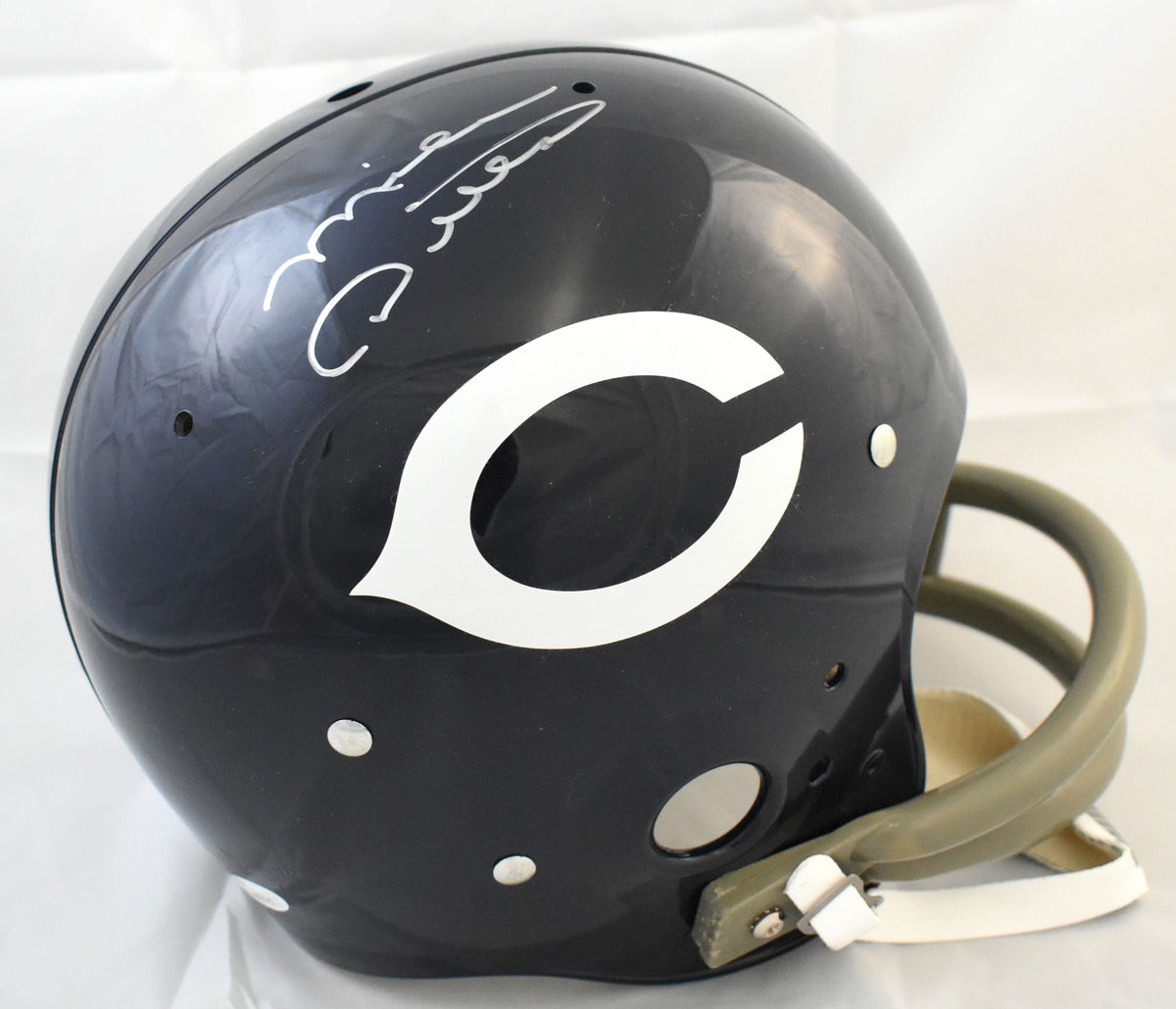 Mike Ditka Signed Chicago Bears Full Size TK Suspension Helmet