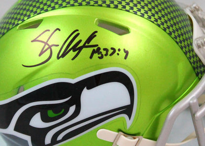 Shaun Alexander Autographed Seattle Seahawks Flash Mini Helmet