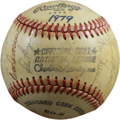 Johnny Bench & Joe Morgan 1981 Cincinnati Reds Team Signed Baseball