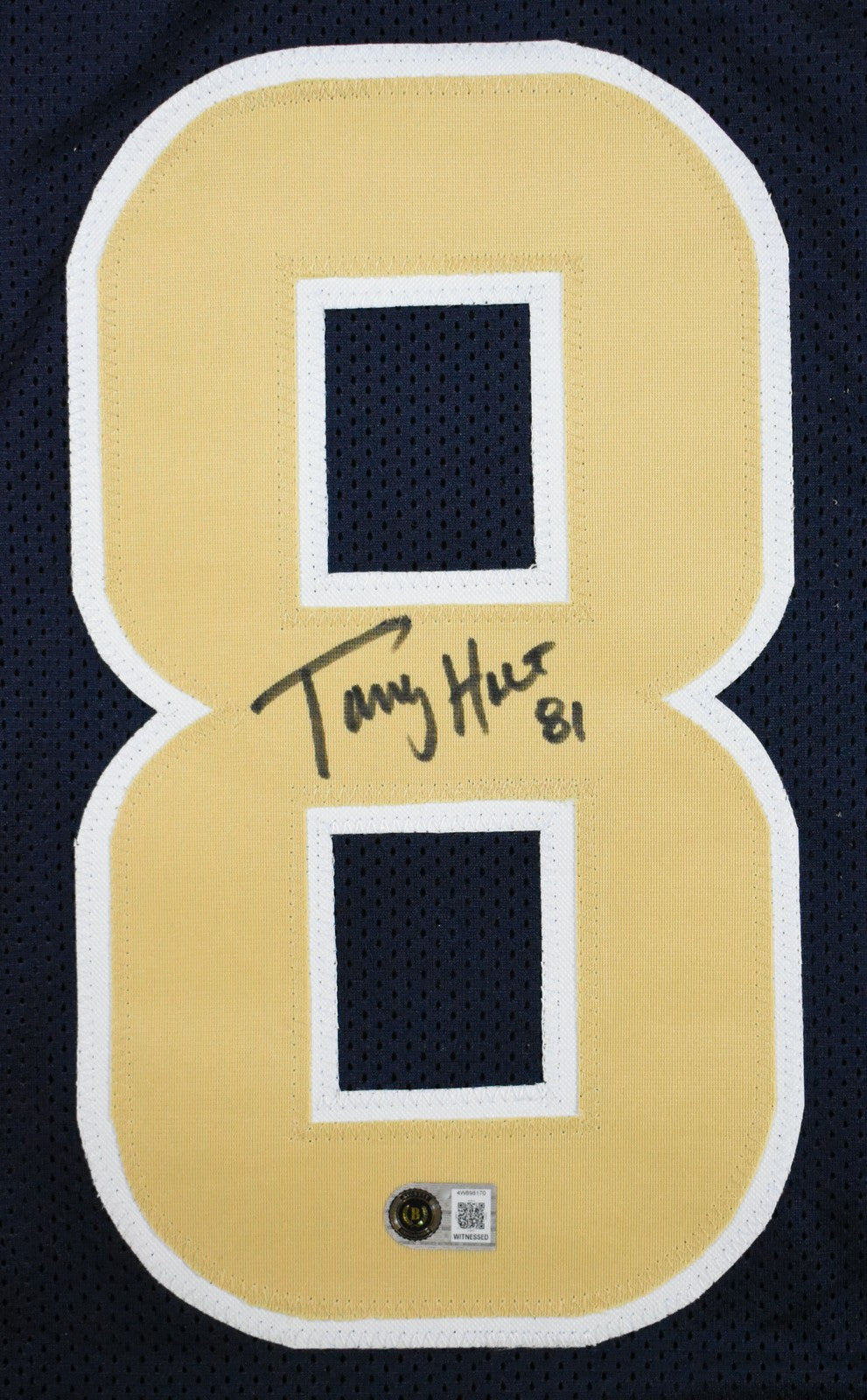 Torry Holt Signed St. Louis Rams Custom Blue Jersey