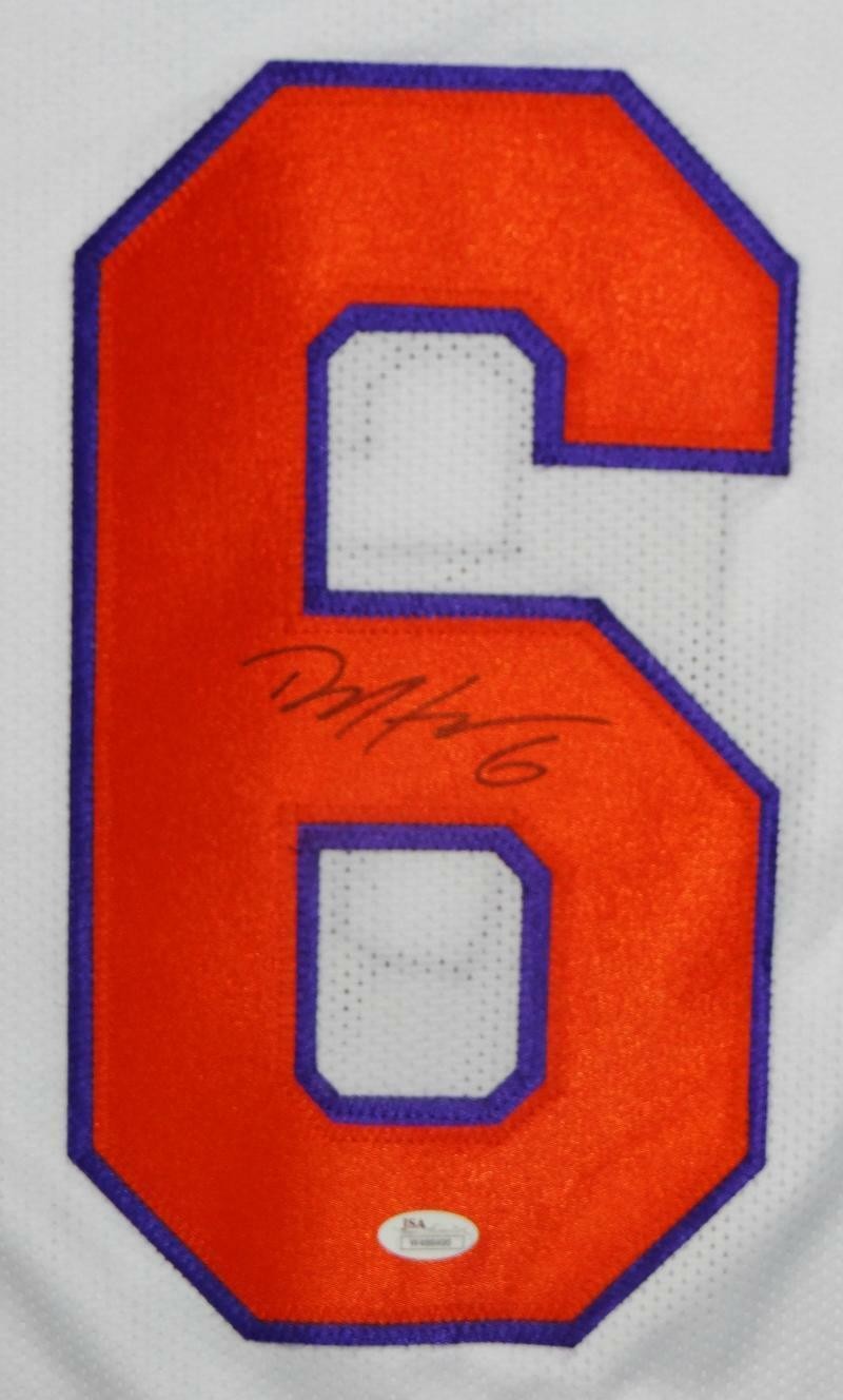 Deandre Hopkins Autographed White Custom Football Jersey