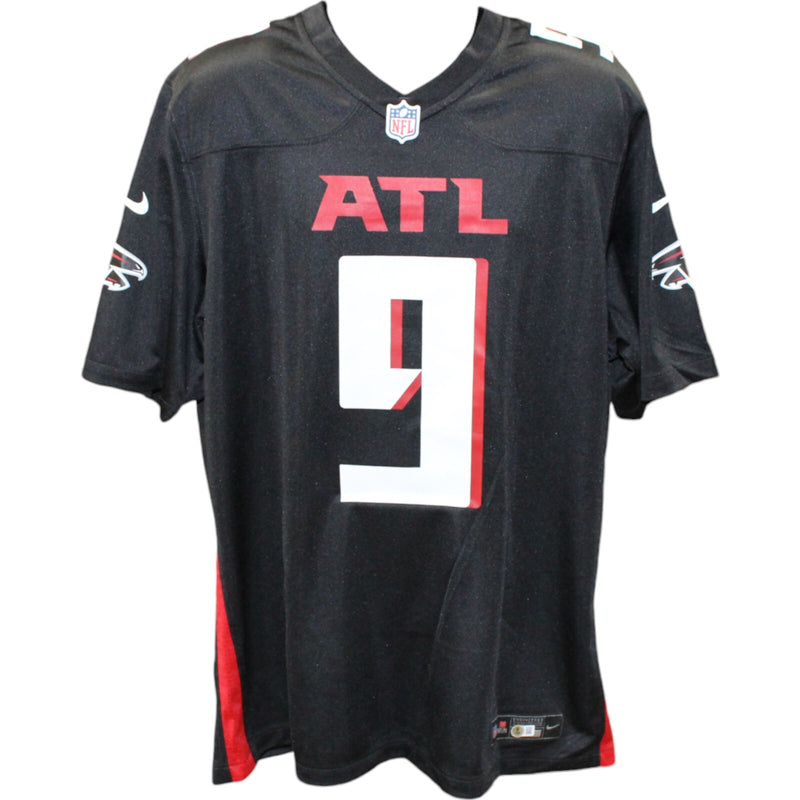 Michael Penix Jr. Atlanta Falcons Autographed Nike Black Jersey