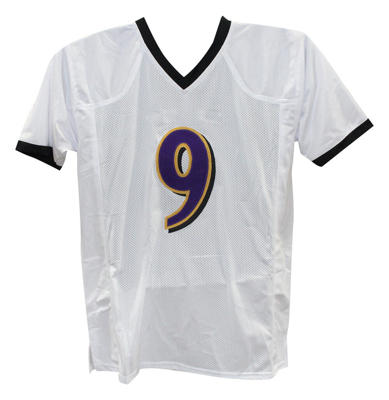 Justin Tucker Autographed Baltimore Ravens Custom White Jersey
