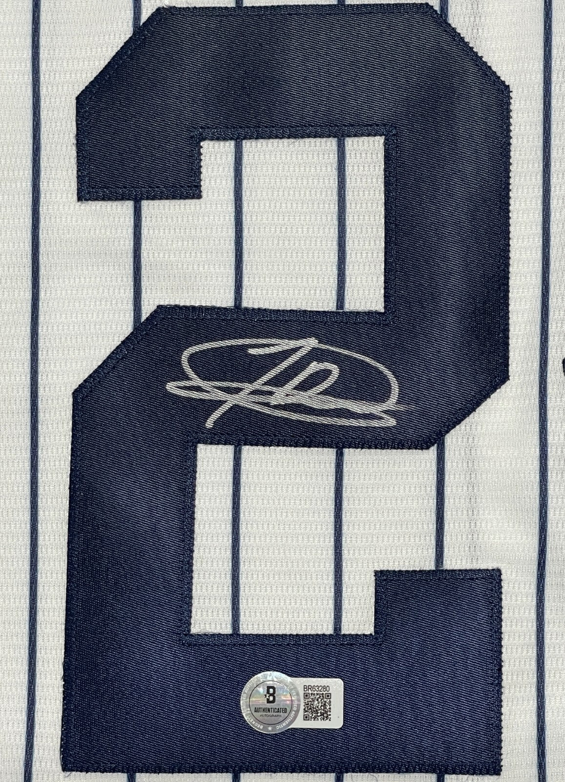 Jasson Dominguez Signed New York Yankees Nike Jersey Beckett Witness COA