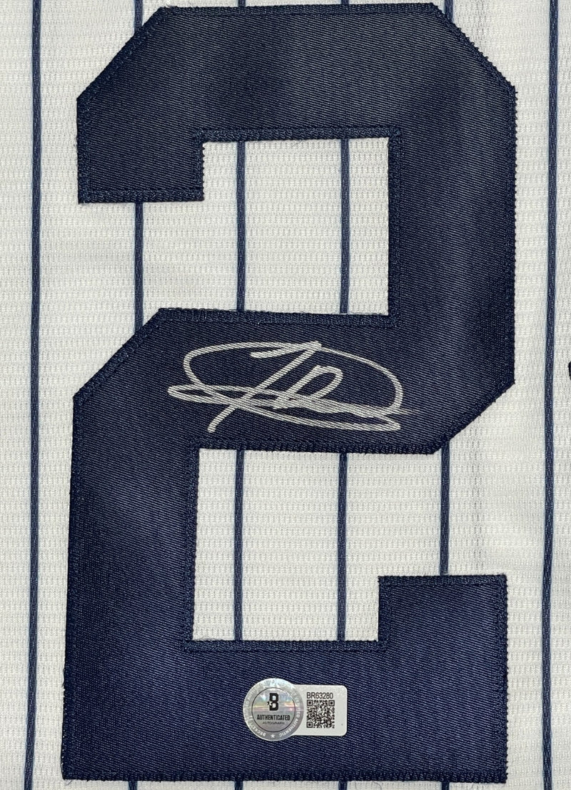 Jasson Dominguez Signed New York Yankees Nike Jersey Beckett Witness COA