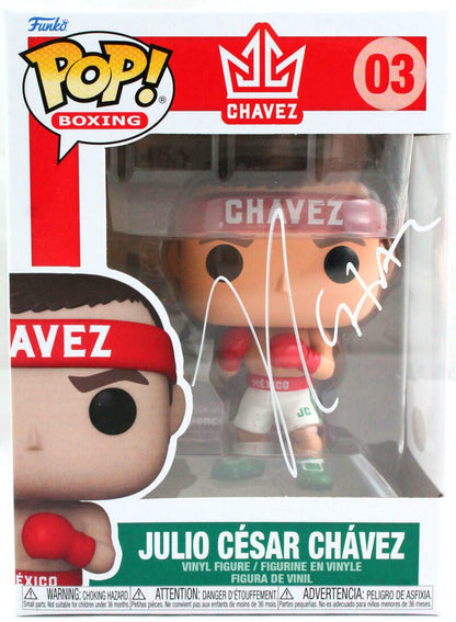 Julio Cesar Chavez Signed Funko Pop Figurine #03