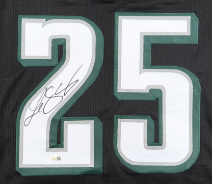 LeSean McCoy Signed Philadelphia Eagles Black Custom Jersey (JSA COA)