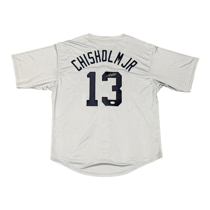 Jazz Chisholm Jr Signed New York Yankees Custom Jersey