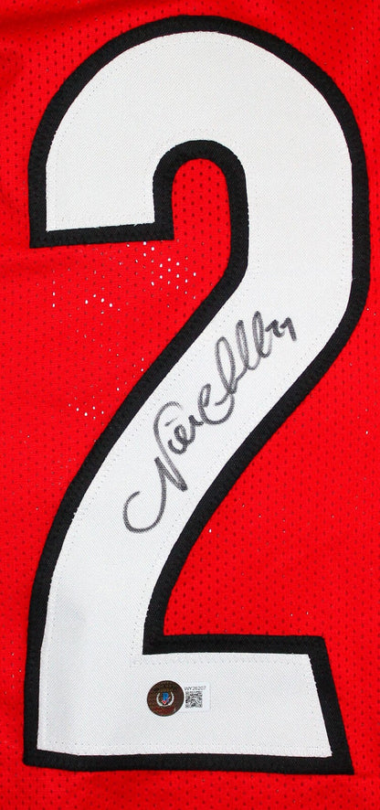 Nick Chubb Signed Georgia Bulldogs Style Custom Red Jersey