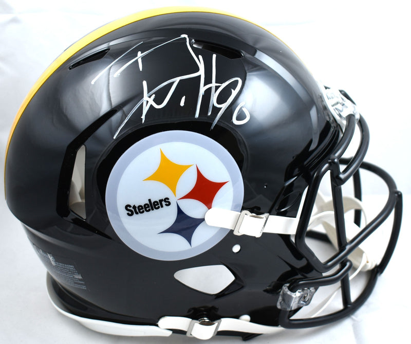 T.J. Watt Signed Pittsburgh Steelers Full Size Speed Authentic Helmet