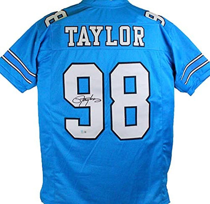 Lawrence Taylor Autographed North Carolina Custom Jersey