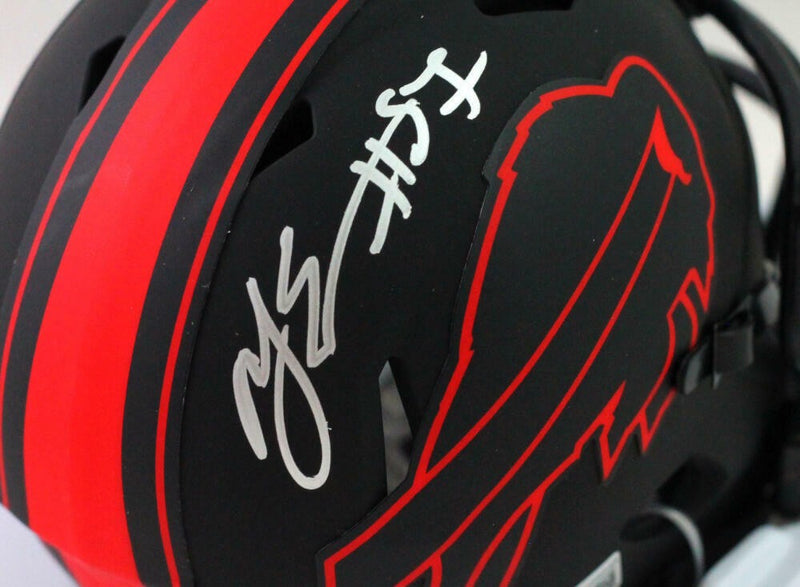 AJ Epenesa Signed Buffalo Bills Eclipse Mini Helmet