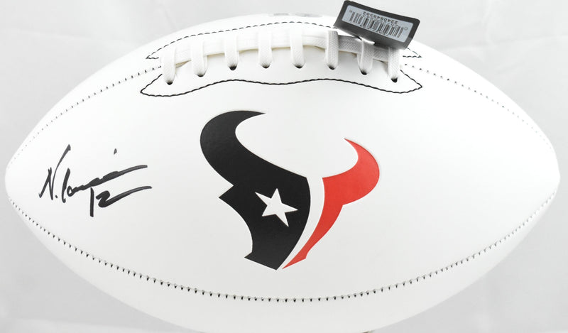 Nico Collins Autographed Houston Texans Logo Football