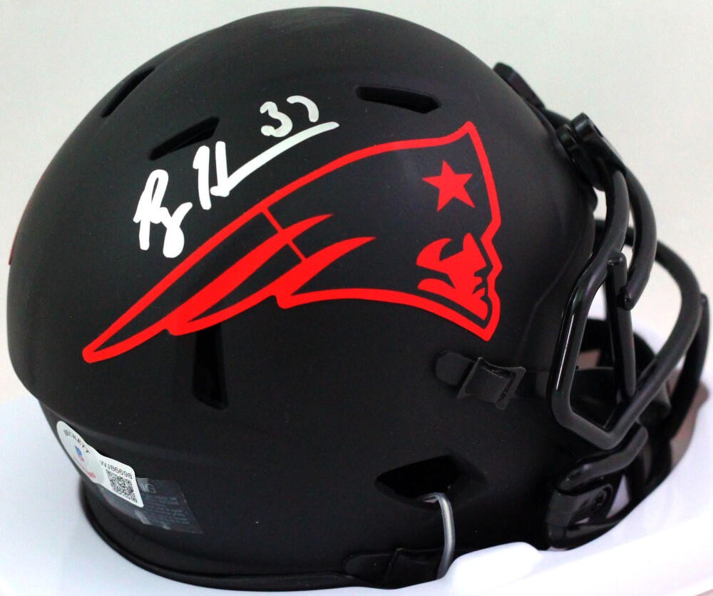 Rodney Harrison Signed New England Patriots Eclipse Mini Helmet