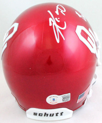 Kyler Murray & Baker Mayfield Autographed Oklahoma Sooners Mini Helmet