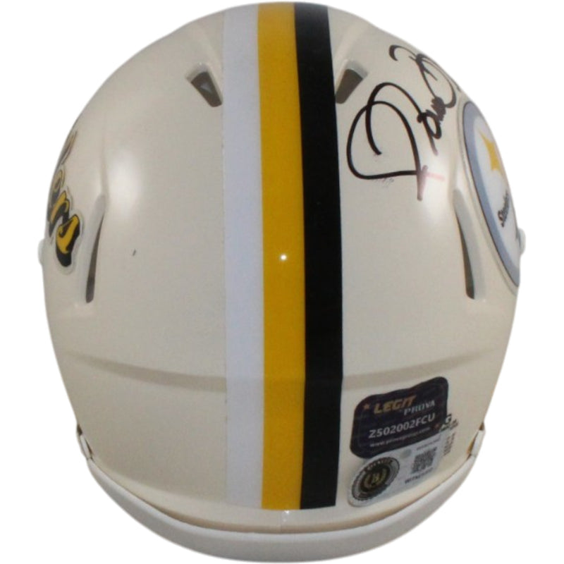 Jerome Bettis Signed Pittsburgh Steelers Retro Mini Helmet