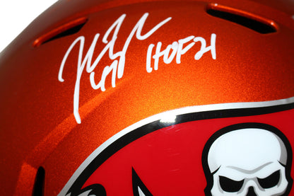 John Lynch Signed Tampa Bay Buccaneers Full Size Flash Helmet HOF Inscription