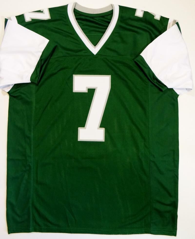 Ron Jaworski Signed Philadelphia Eagles Style Custom Green Jersey