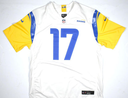 Puka Nacua Signed Los Angeles Rams White Nike Game Jersey