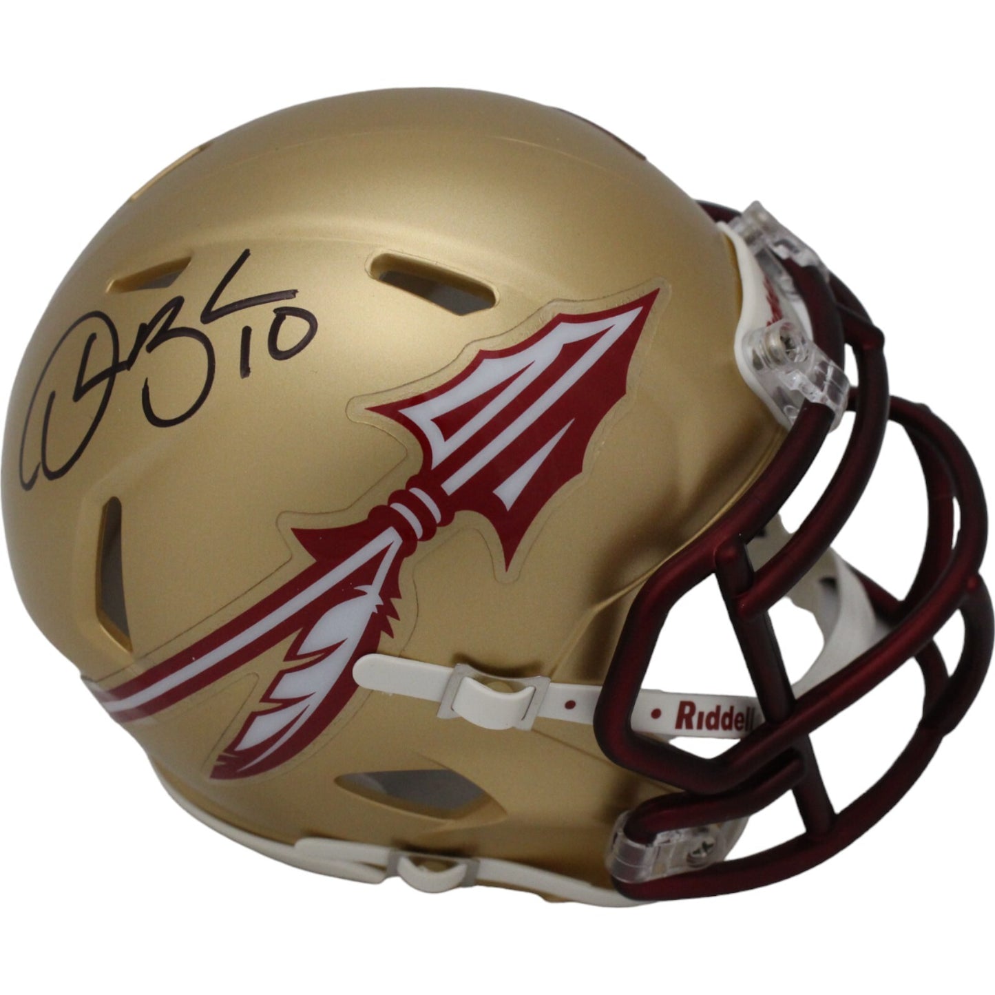 Derrick Brooks Signed Florida State Seminoles Mini Helmet