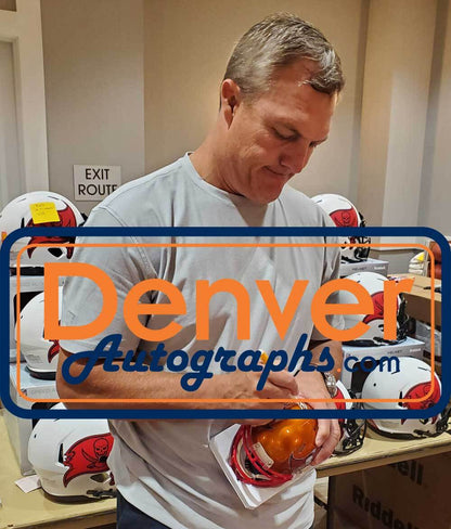 John Lynch Autographed Tampa Bay Buccaneers Flash Mini Helmet HOF BAS
