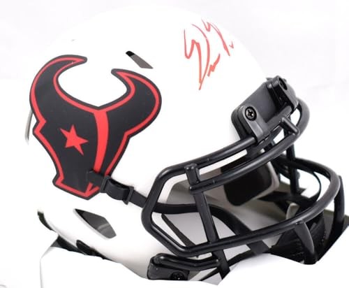 Dameon Pierce Houston Texans Signed Lunar Speed Mini Helmet