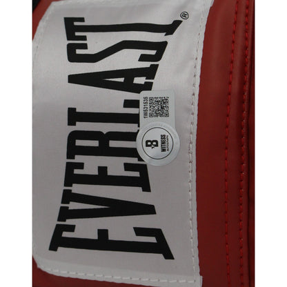 Sugar Ray Leonard Autographed Red Everlast Boxing Glove (Right Hand)