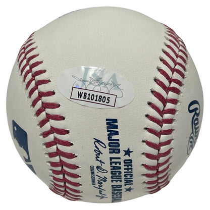 Chris Chambliss Signed Official Major League Baseball (3 Inscriptions)