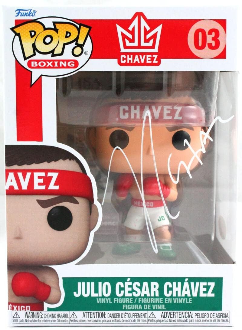 Julio Cesar Chavez Signed Funko Pop Figurine #03