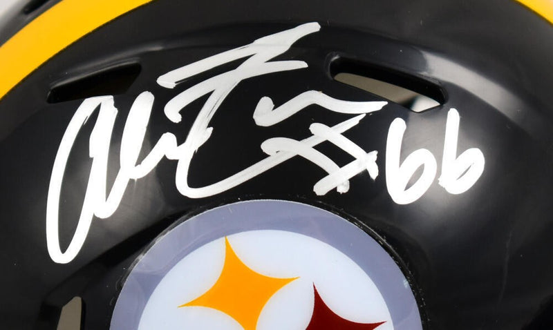 Alan Faneca Autographed Pittsburgh Steelers Speed Mini Helmet