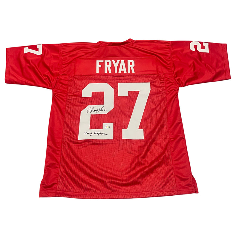 Irving Fryar Signed Nebraska Cornhuskers Custom Football Jersey BAS