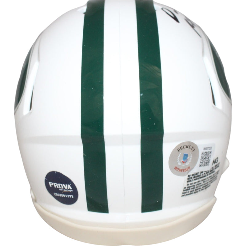 Darrelle Revis New York Jets Autographed Throwback Mini Helmet