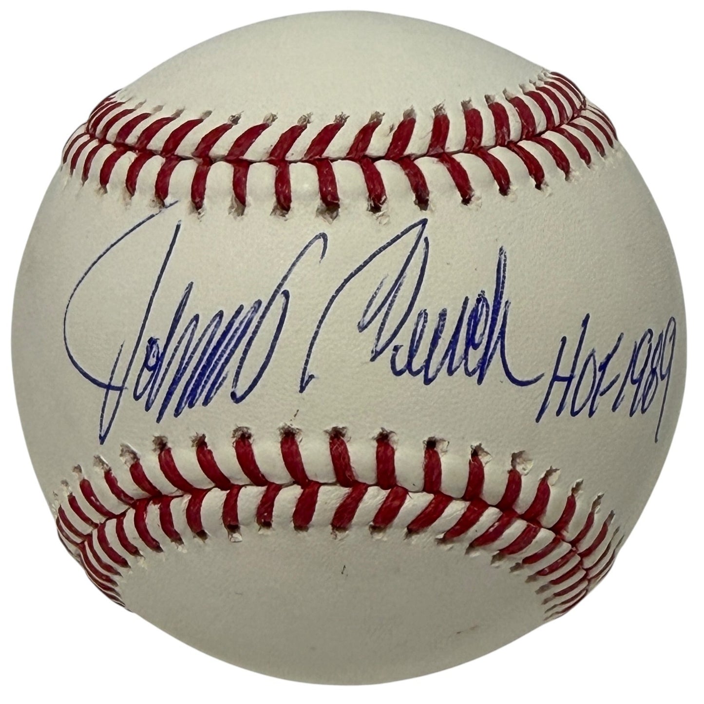 Johnny Bench Signed Official Major League Baseball Reds HOF 1989 JSA