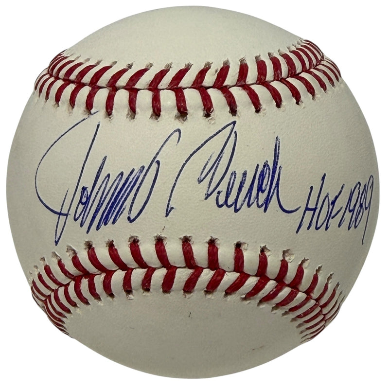 Johnny Bench Signed Official Major League Baseball Reds HOF 1989 JSA