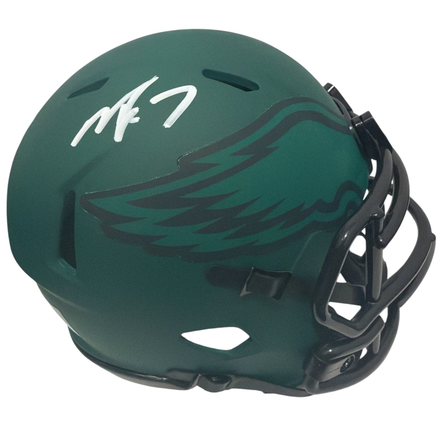 Michael Vick Signed Philadelphia Eagles Rave Mini Helmet