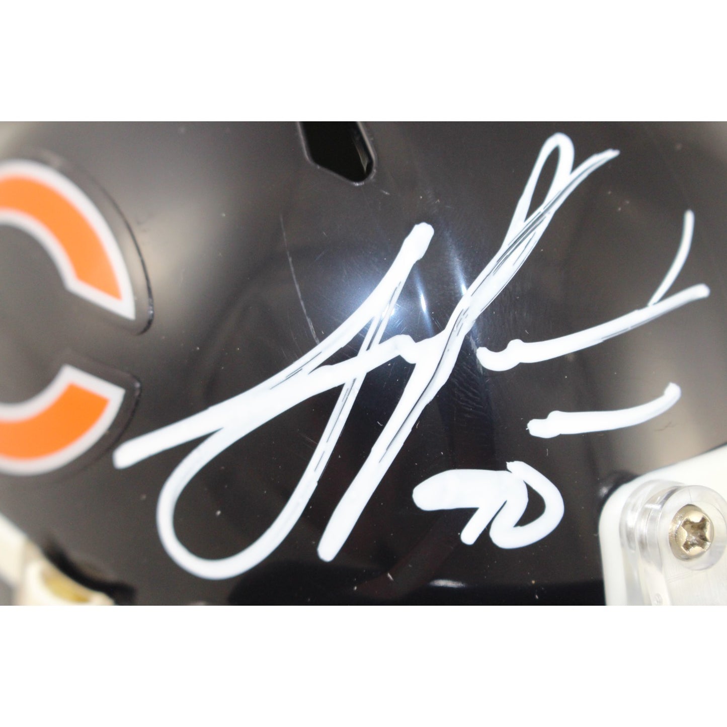 Julius Peppers Signed Chicago Bears Mini Helmet (Beckett COA)