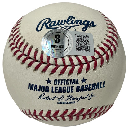 Derek Lowe Signed Rawlings Official MLB Baseball (No Hitter Inscription)