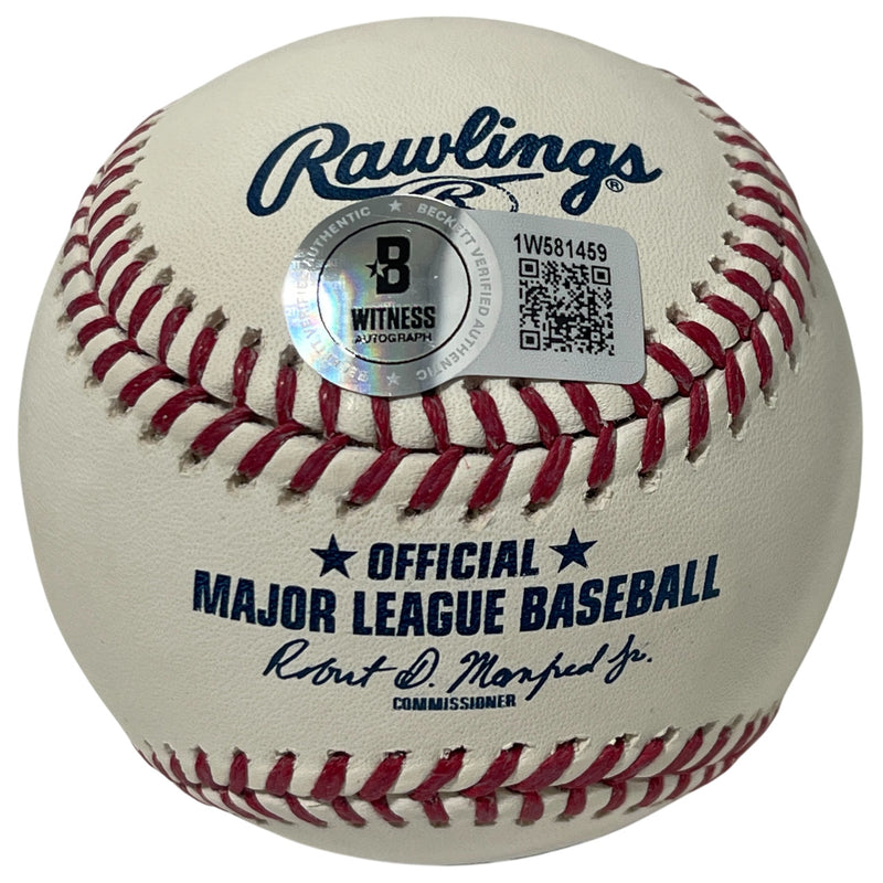 Derek Lowe Signed Rawlings Official MLB Baseball (No Hitter Inscription)