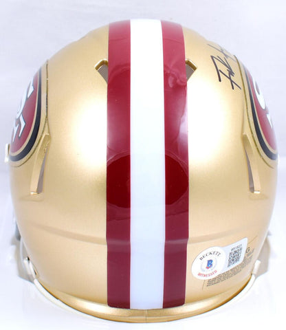 Frank Gore Signed San Francisco 49ers Speed Mini Helmet - Black